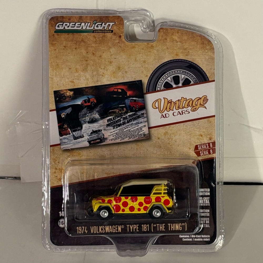 GREENLIGHT COLLECTIBLES 39110C 1974 VOLKSWAGEN THE THING TYPE 181 1:64 MODEL CAR
